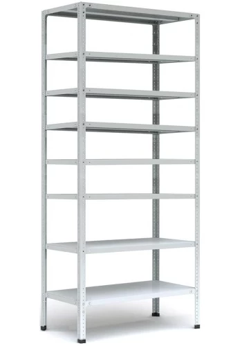Стеллаж металлический Титан МС-750 2500x1200x400/8