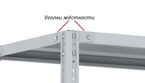 Стеллаж металлический Титан МС-750 2500x1000x300/4