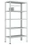Стеллаж металлический Титан МС-750 2500x1000x300/4