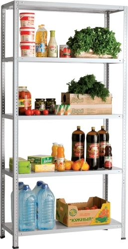 Стеллаж металлический Практик MS 220/100х25/4